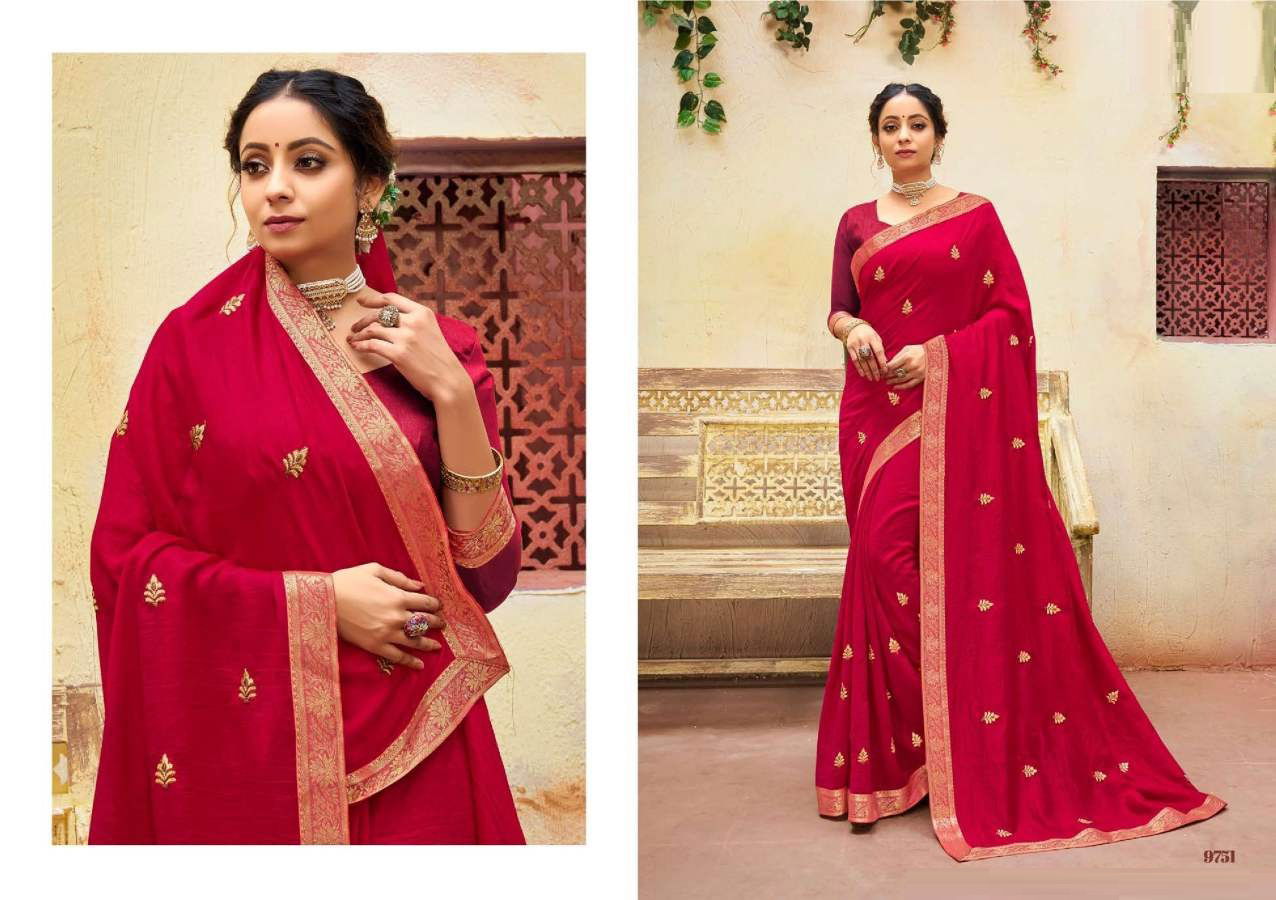 Sarthi Fancy Wear Vichitra Silk Designer Fancy Saree Collection